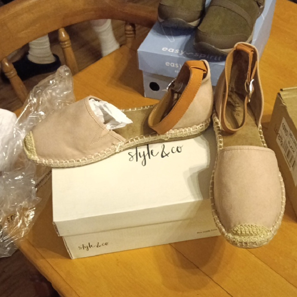 Style & Co Tan Espadrille Flats